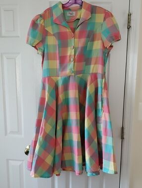 Magnolia Park Gingham Dress From Unique Vintage Size 2XL